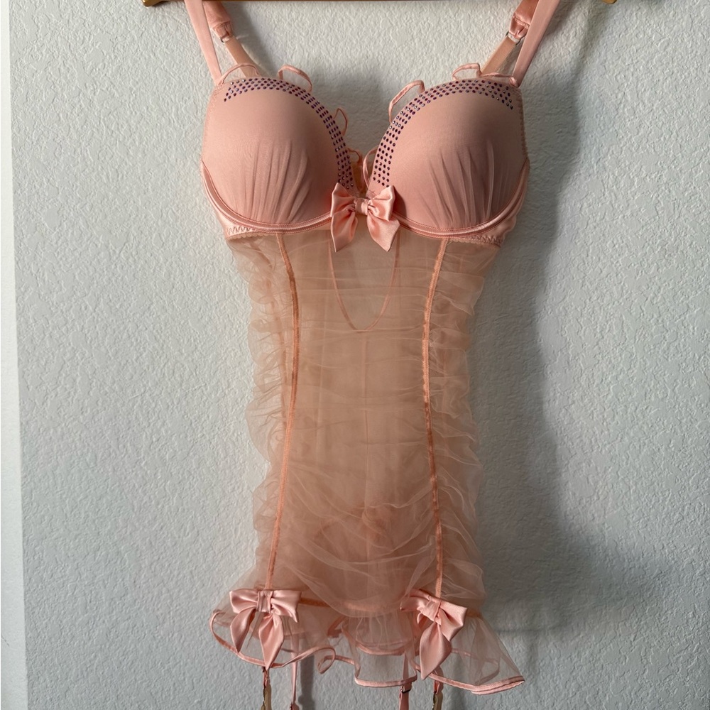 Victoria's Secret Pink Chemise with Delicate Details